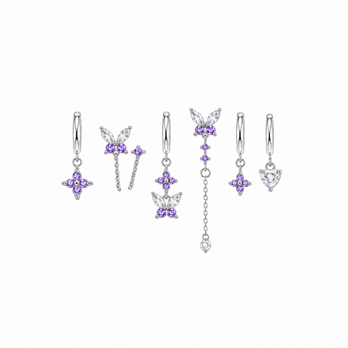Orecchini Set Butterfly