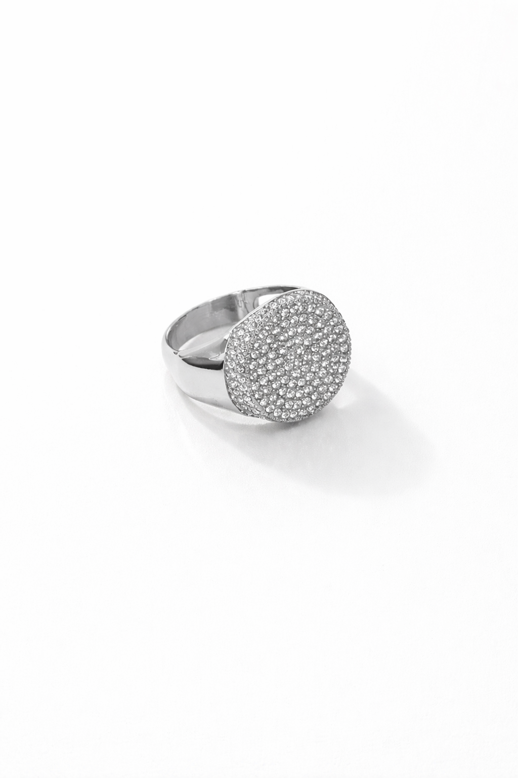 Anello Sigillo Pavè
