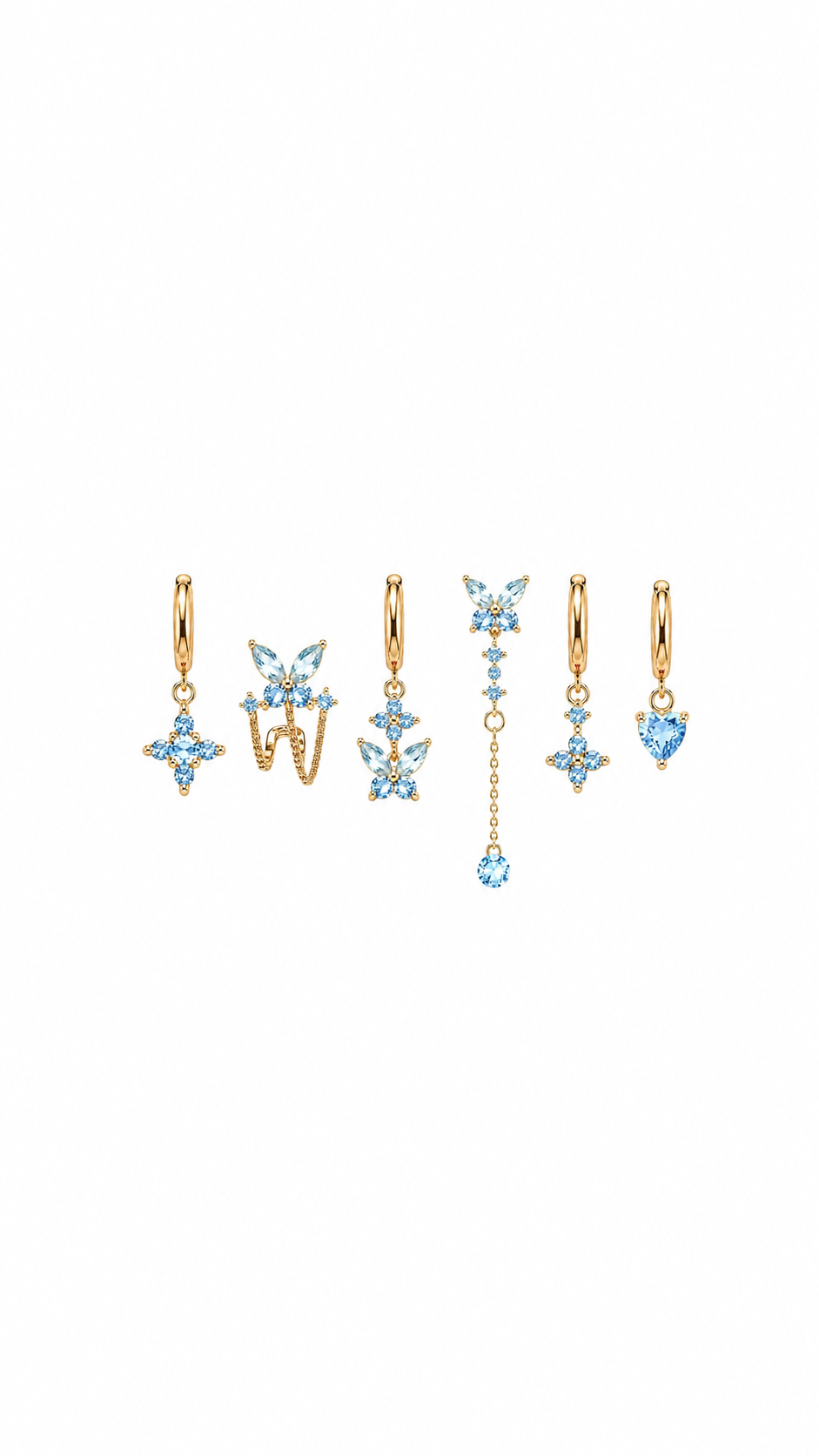 Orecchini Set Butterfly