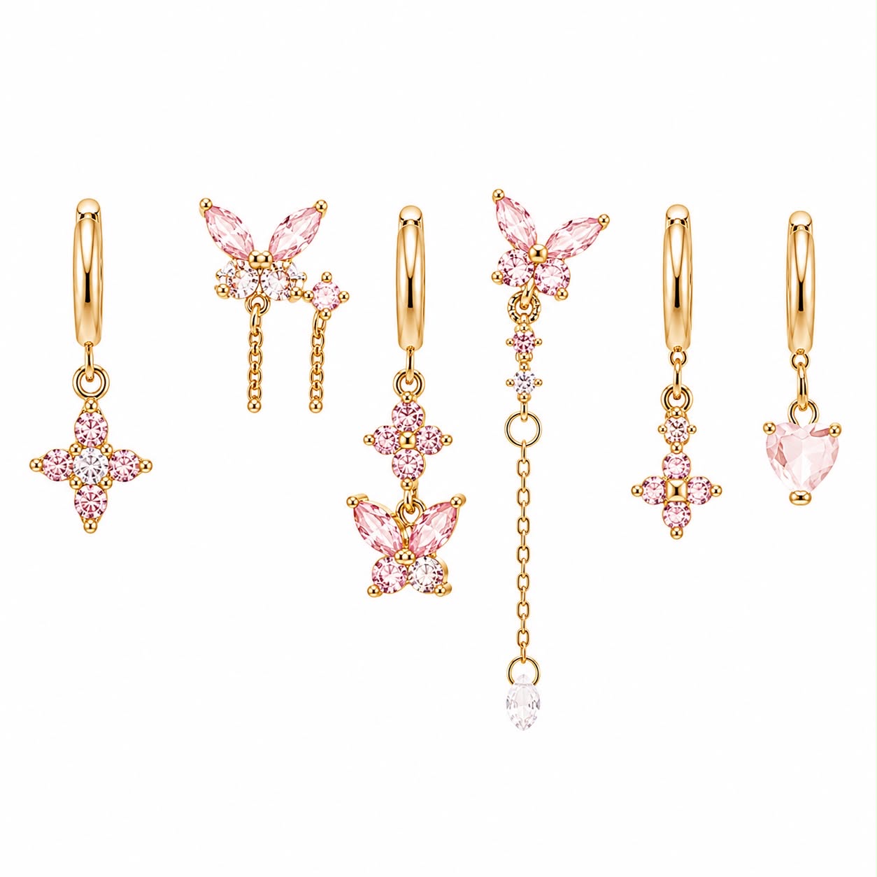 Orecchini Set Butterfly
