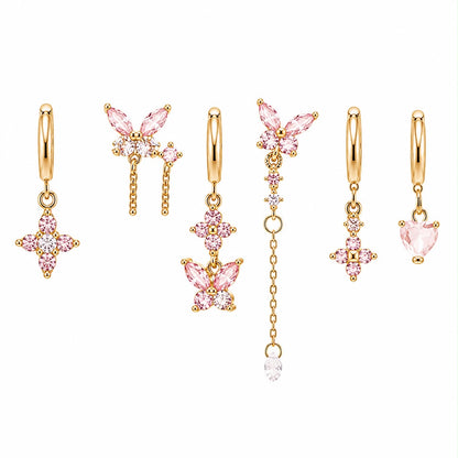 Orecchini Set Butterfly