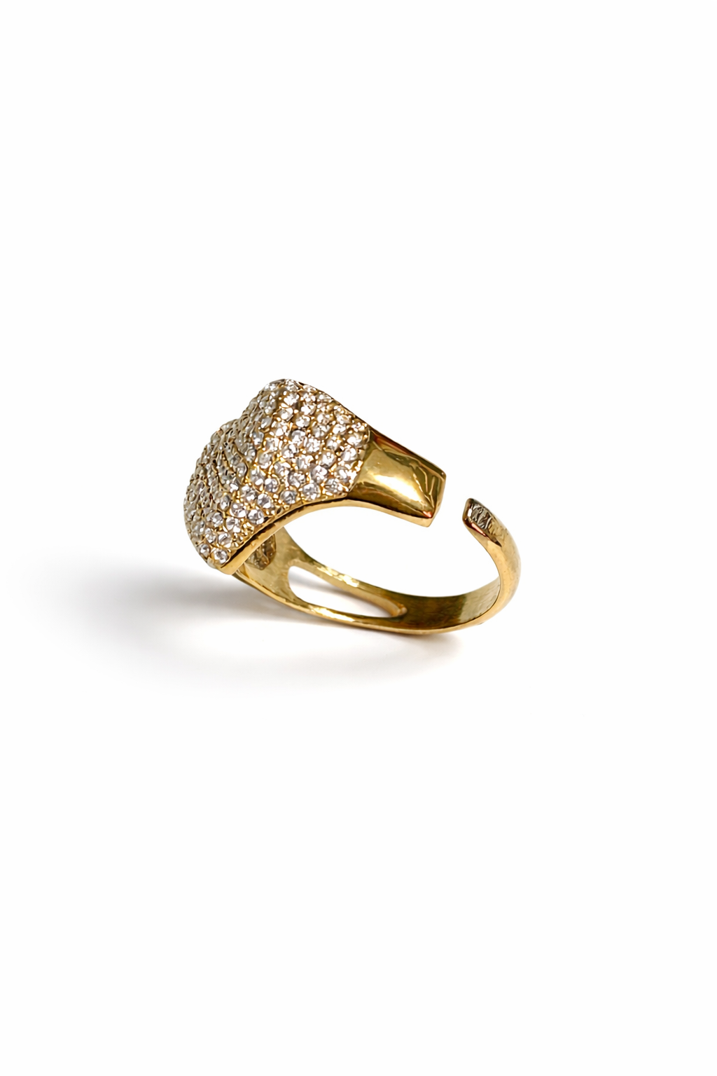 Anello Cuore Pave