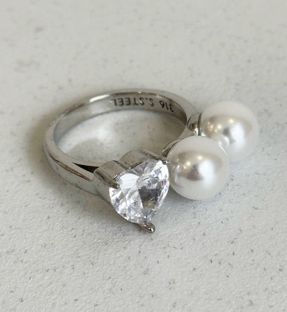 Anello cuoricino di luce