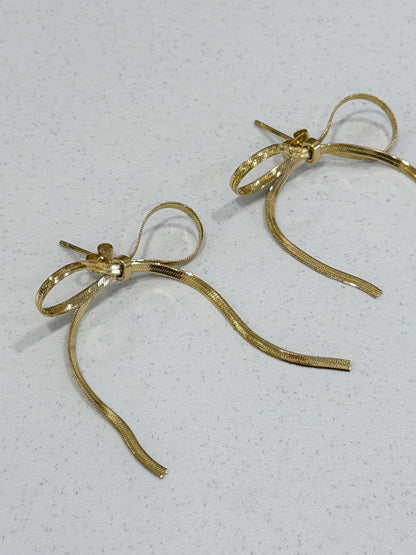 Orecchini Fiocco Snake