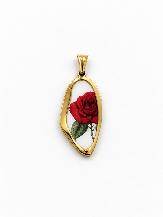 Charm Rosa a metà