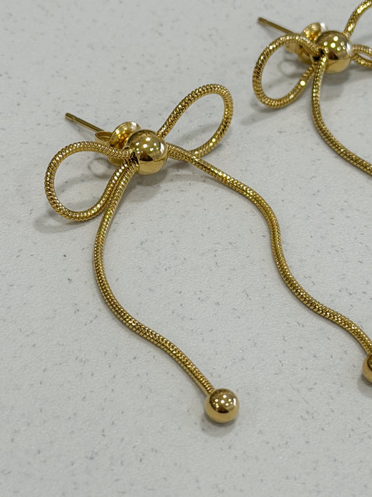 Orecchini Fiocco Snake•Bold