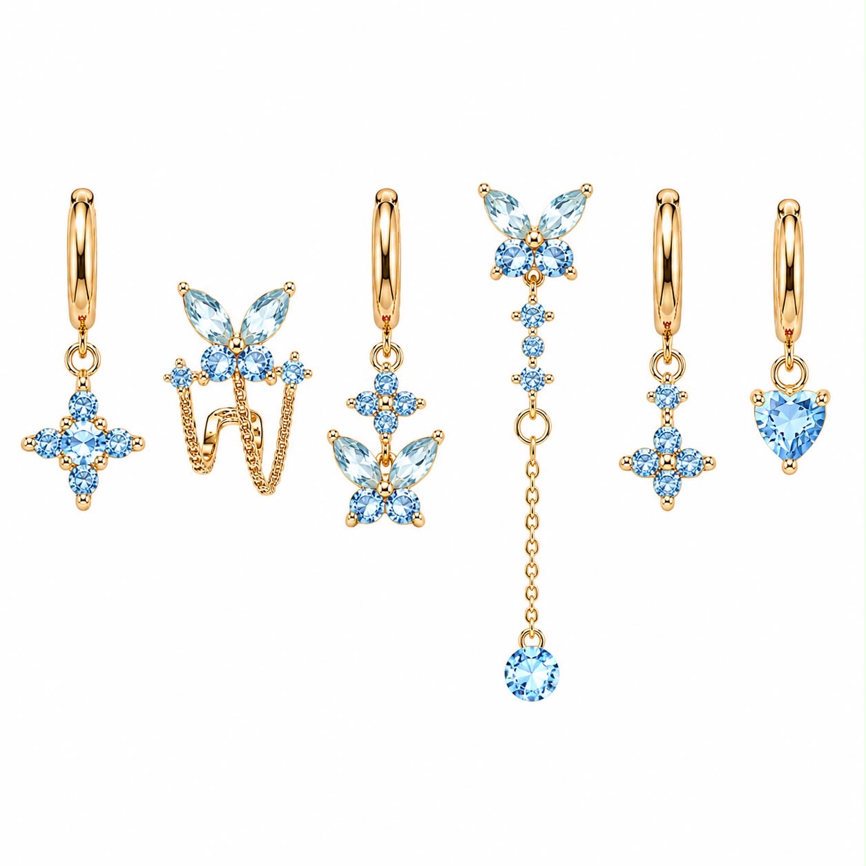 Orecchini Set Butterfly