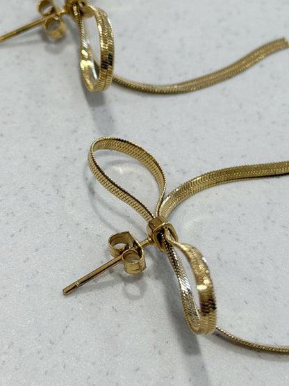 Orecchini Fiocco Snake