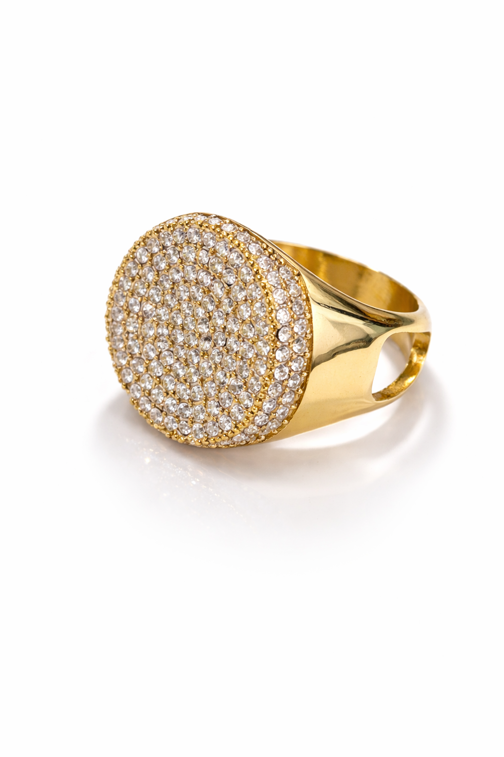 Anello Sigillo Pavè