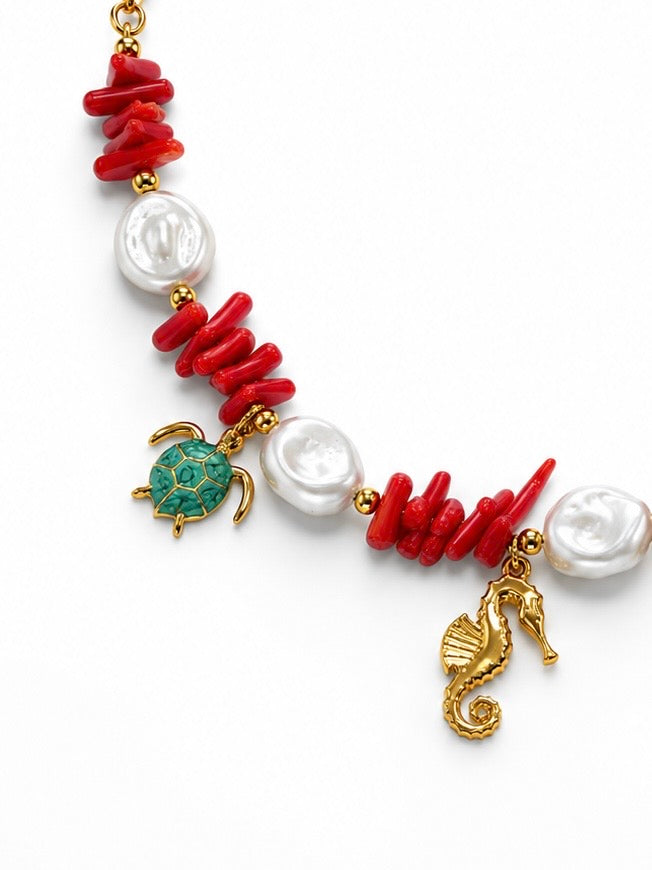 Collana Frutti Corallo