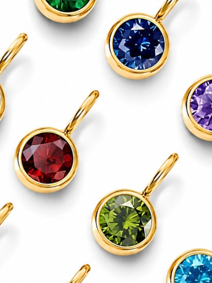 Charm punto luce tondo