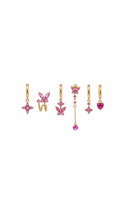 Orecchini Set Butterfly