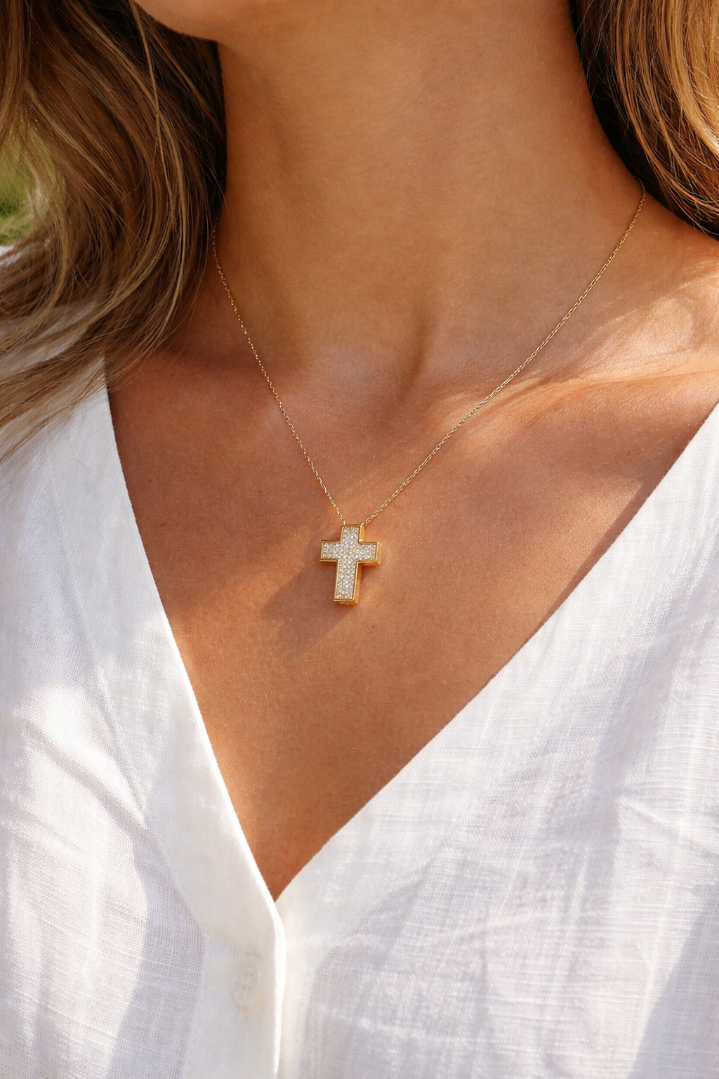 Collana Croce Lumina