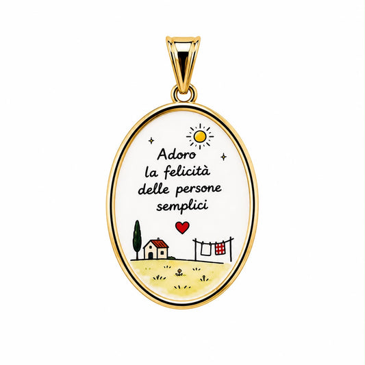 Charm Adoro la Felicità delle persone Semplici