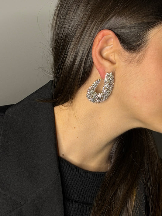 Orecchini Crystal Flowers