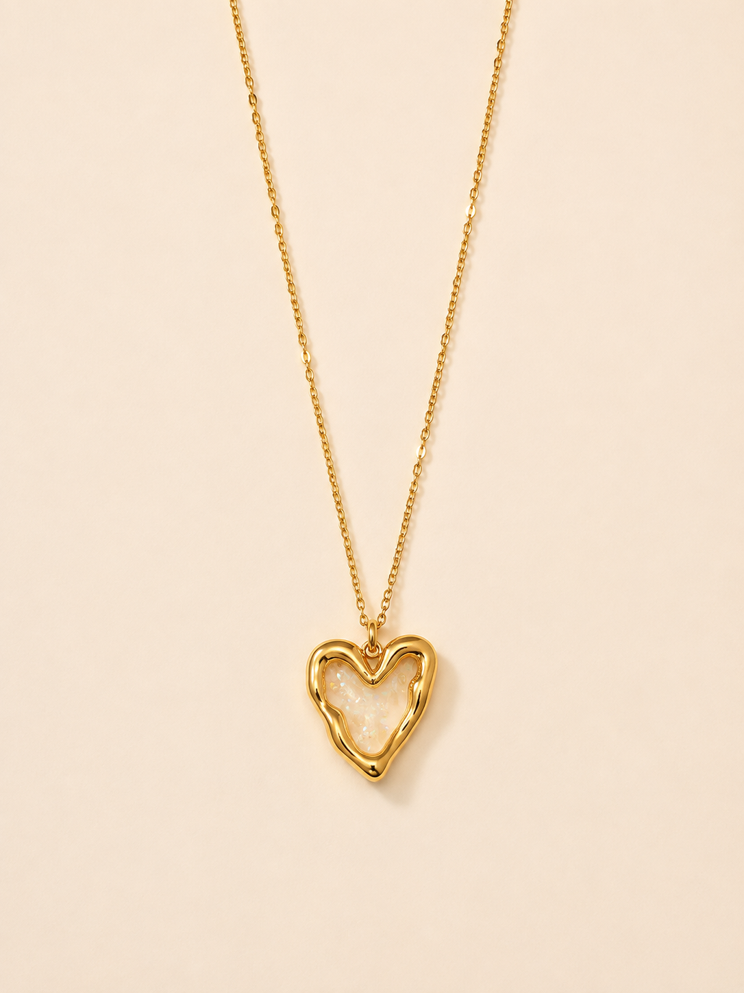 Collana Cuore Fuso