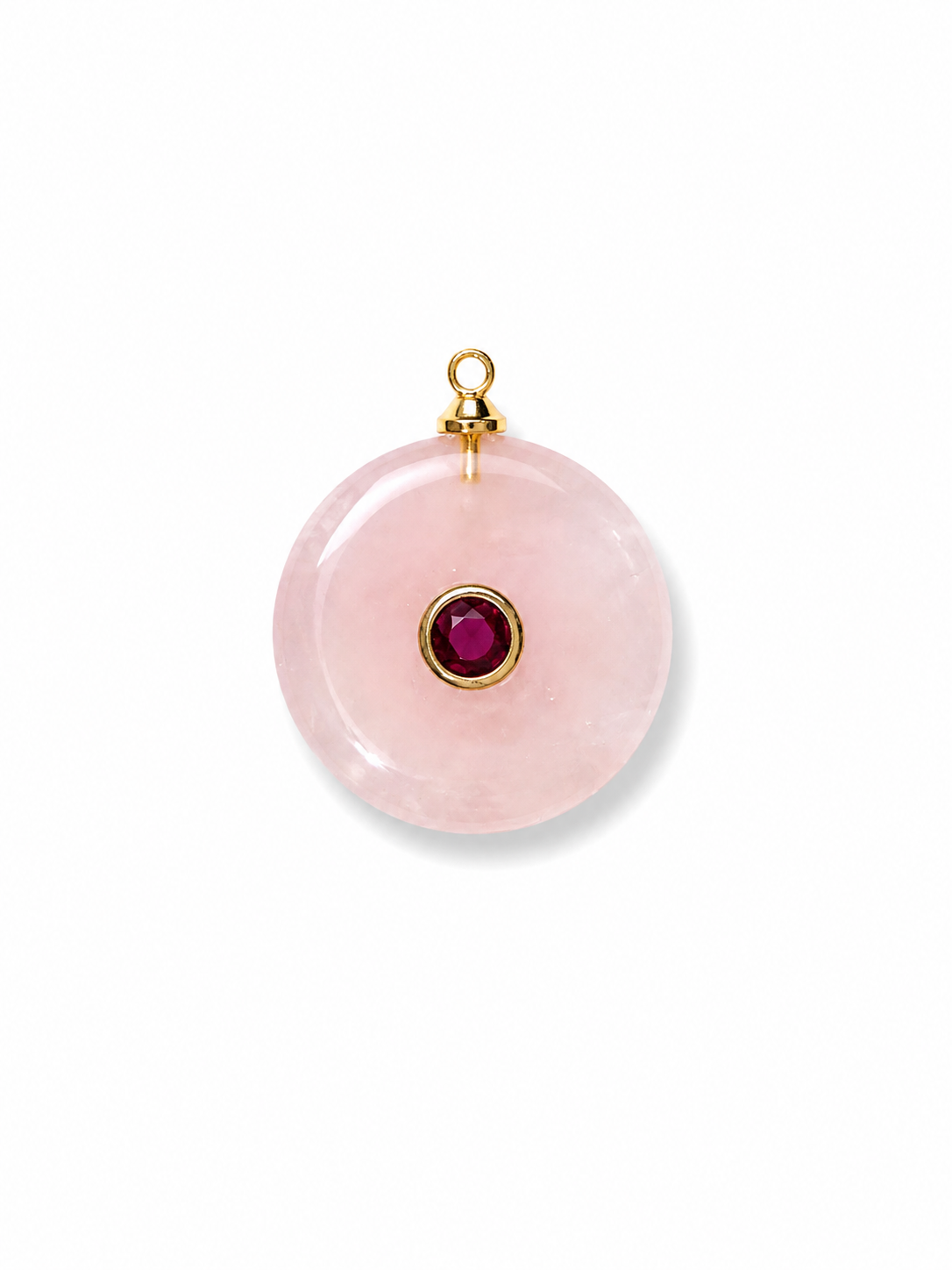 Charm Amulet pietra Vera Ametista, giada, topazio