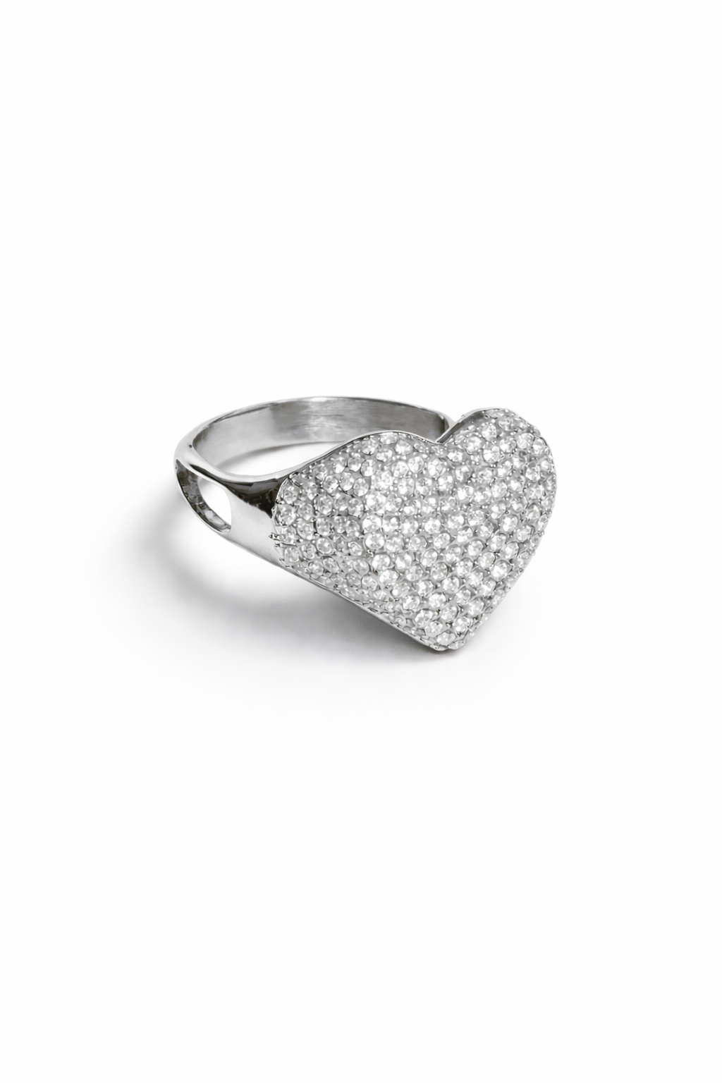 Anello Cuore Pave