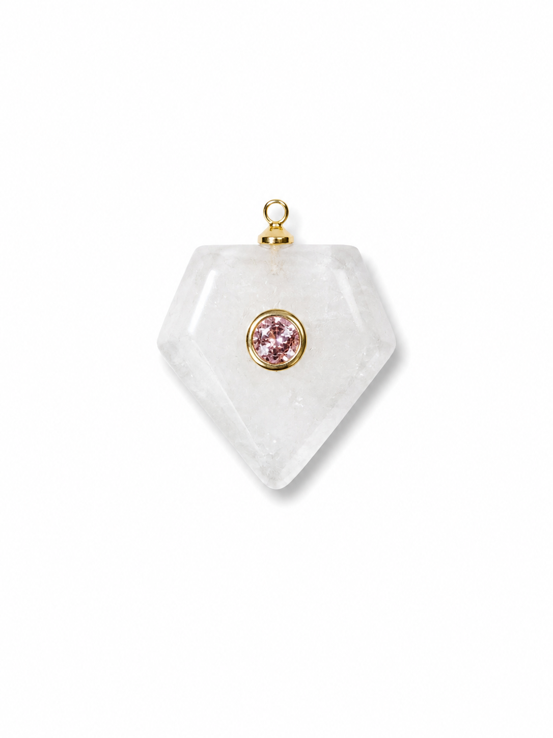 Charm Amulet pietra Vera Ametista, giada, topazio