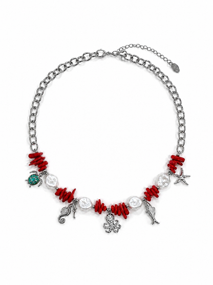 Collana Frutti Corallo
