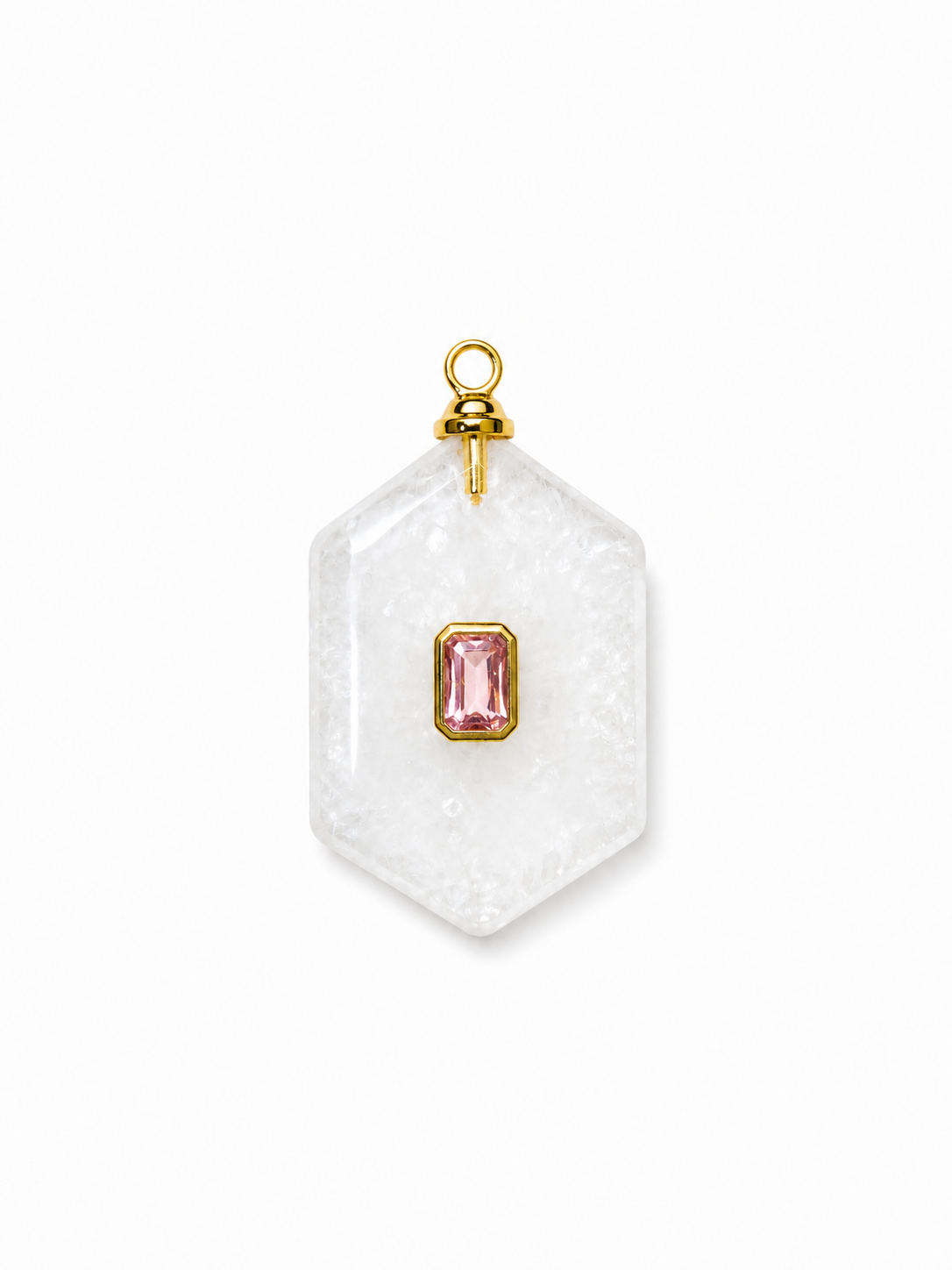 Charm Amulet pietra Vera Ametista, giada, topazio