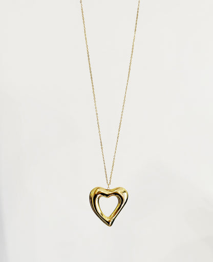 Collana cuore Chunky