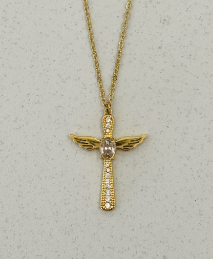 Collana Ali in Croce