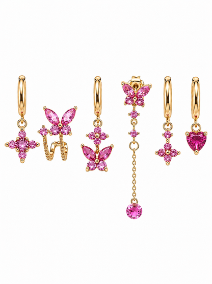 Orecchini Set Butterfly