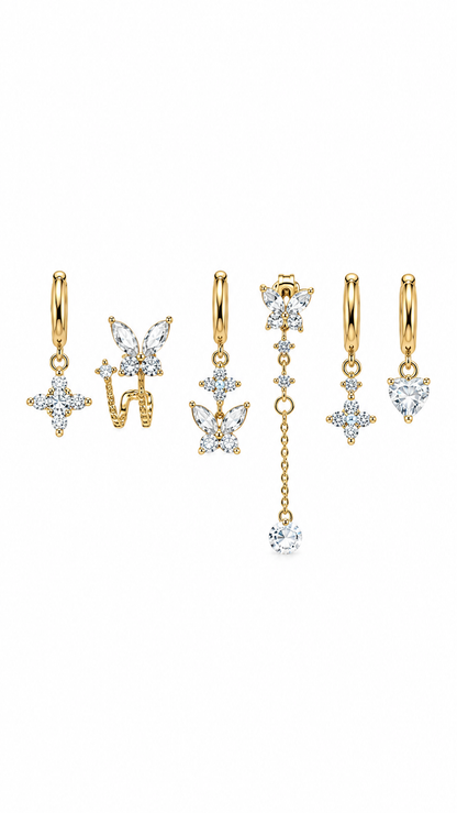 Orecchini Set Butterfly