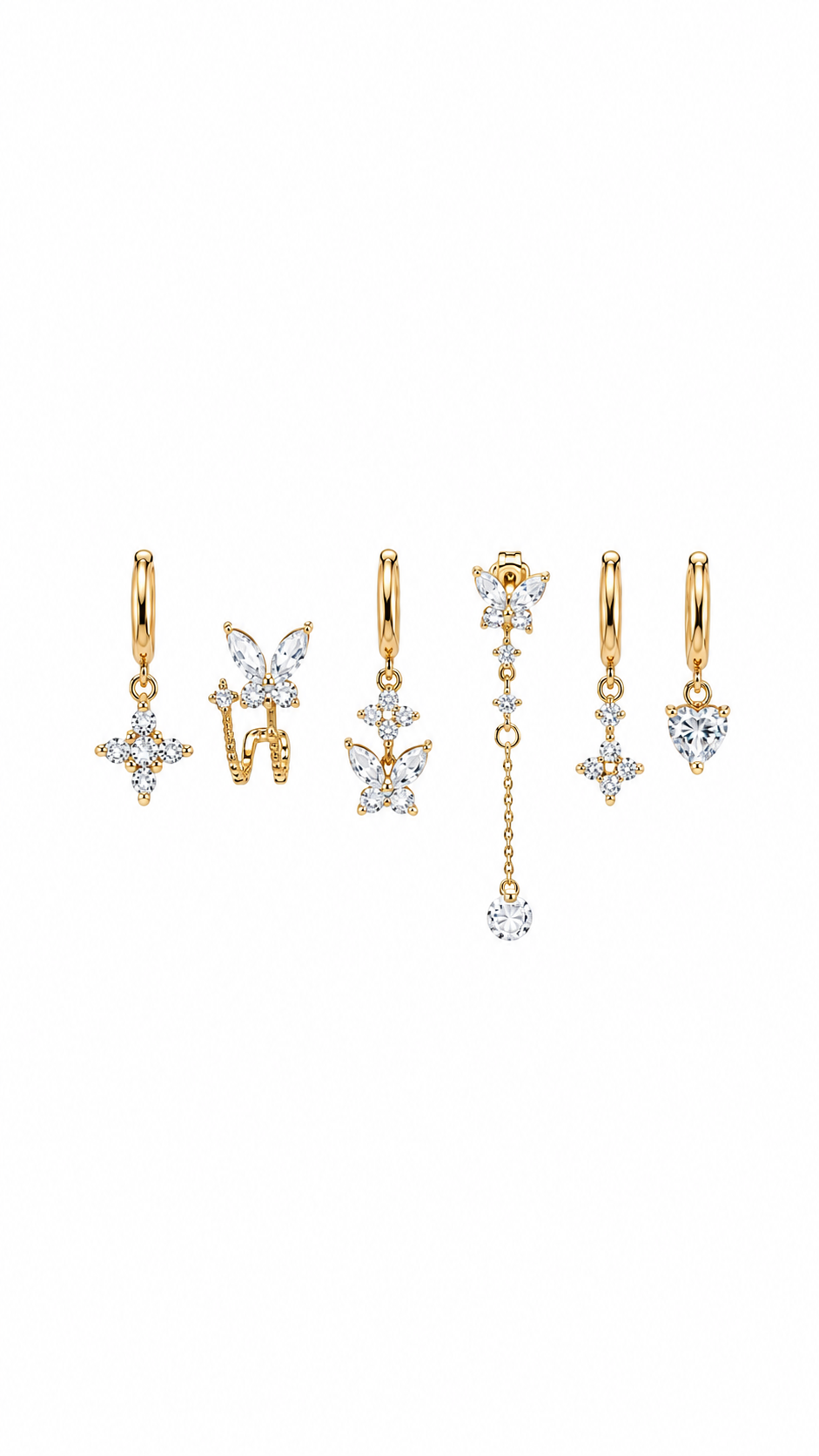 Orecchini Set Butterfly