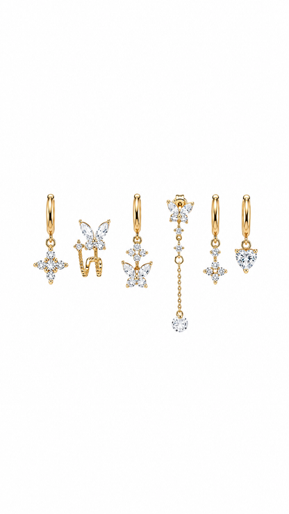 Orecchini Set Butterfly