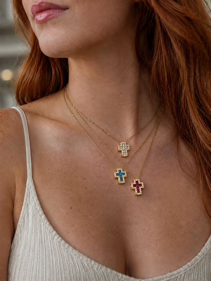 Collana Croce Divina•Shine
