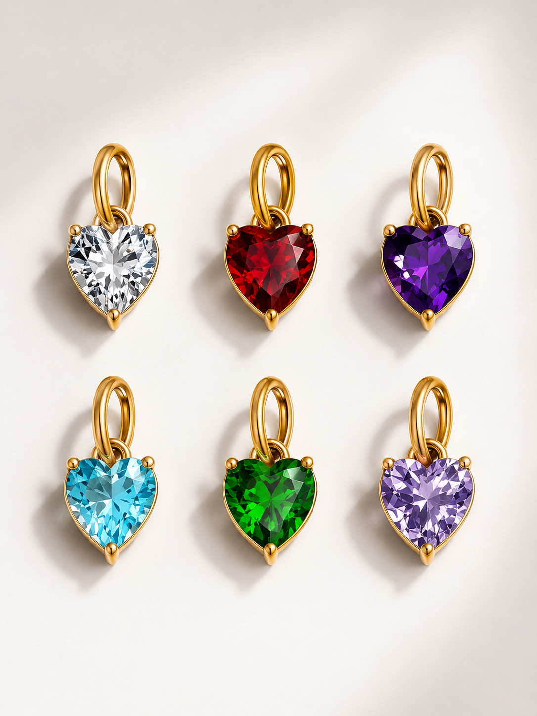 Charm punto luce Cuore