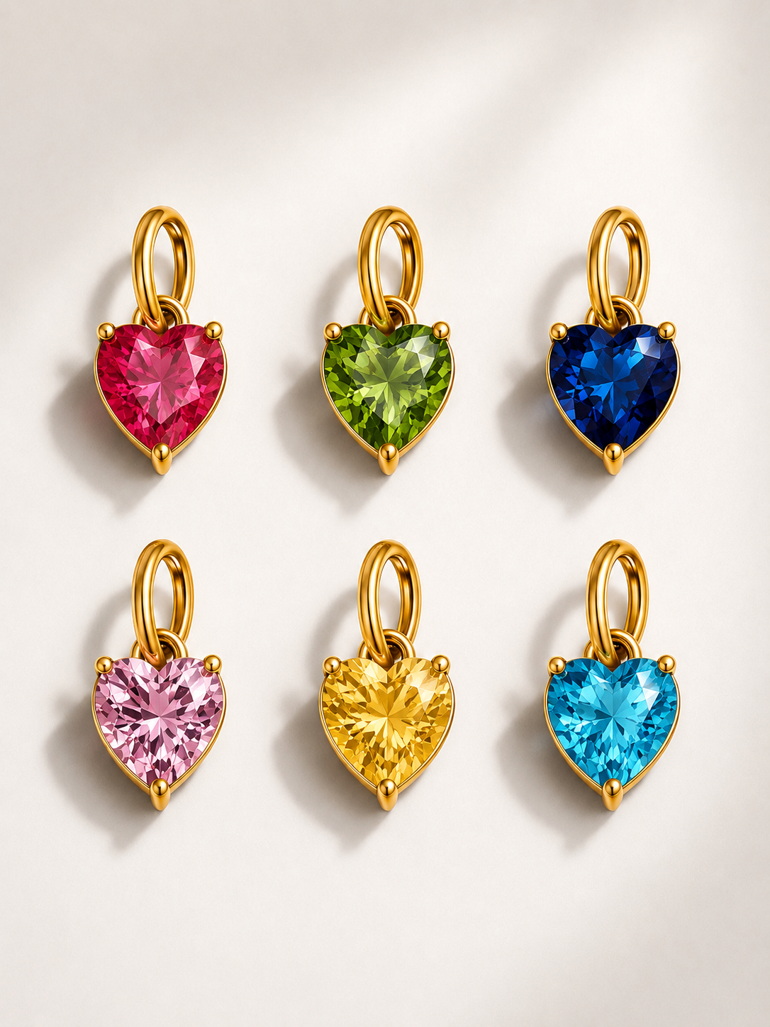 Charm punto luce Cuore