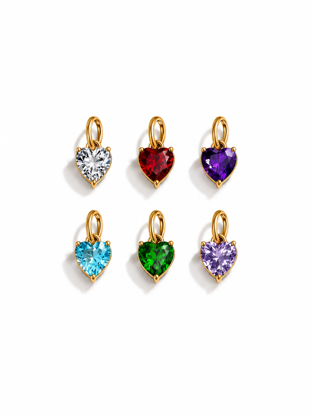 Charm punto luce Cuore