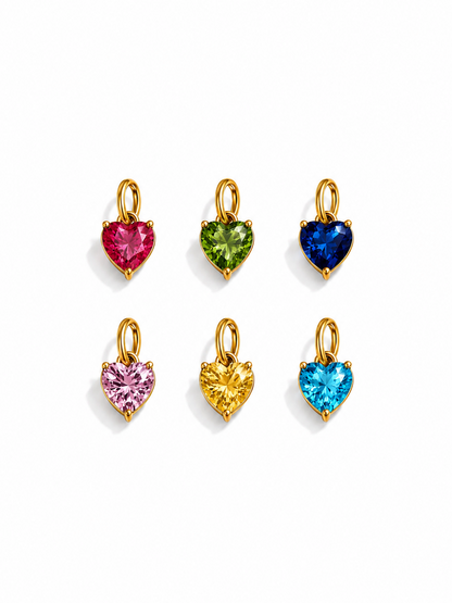 Charm punto luce Cuore