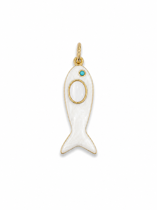 Charm Pesciolino bianco