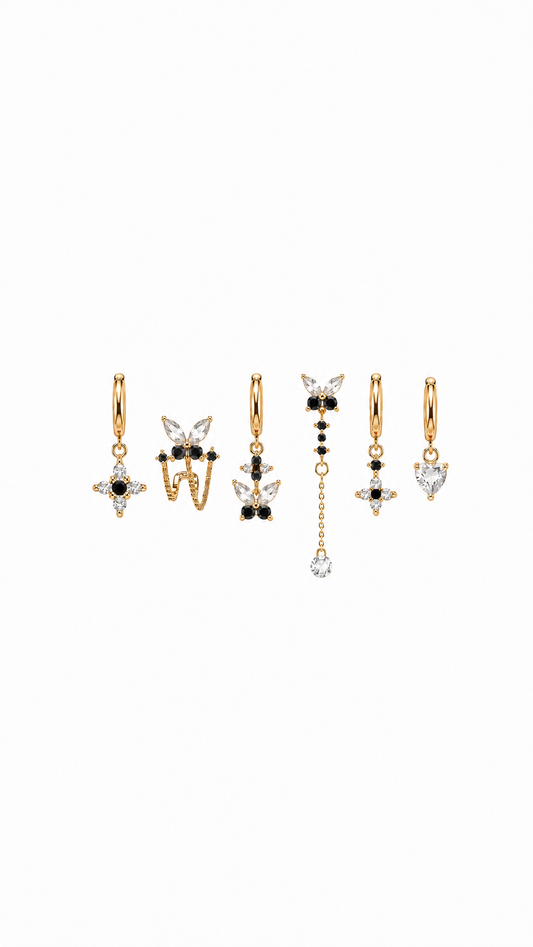 Orecchini Set Butterfly