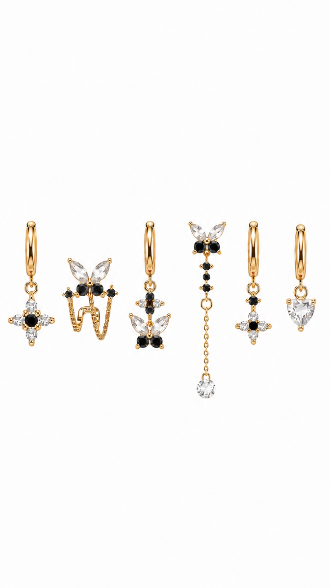 Orecchini Set Butterfly