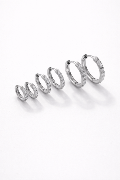 Orecchini set Shine Hoop