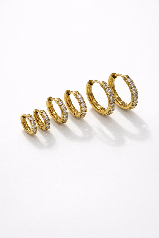 Orecchini set Shine Hoop