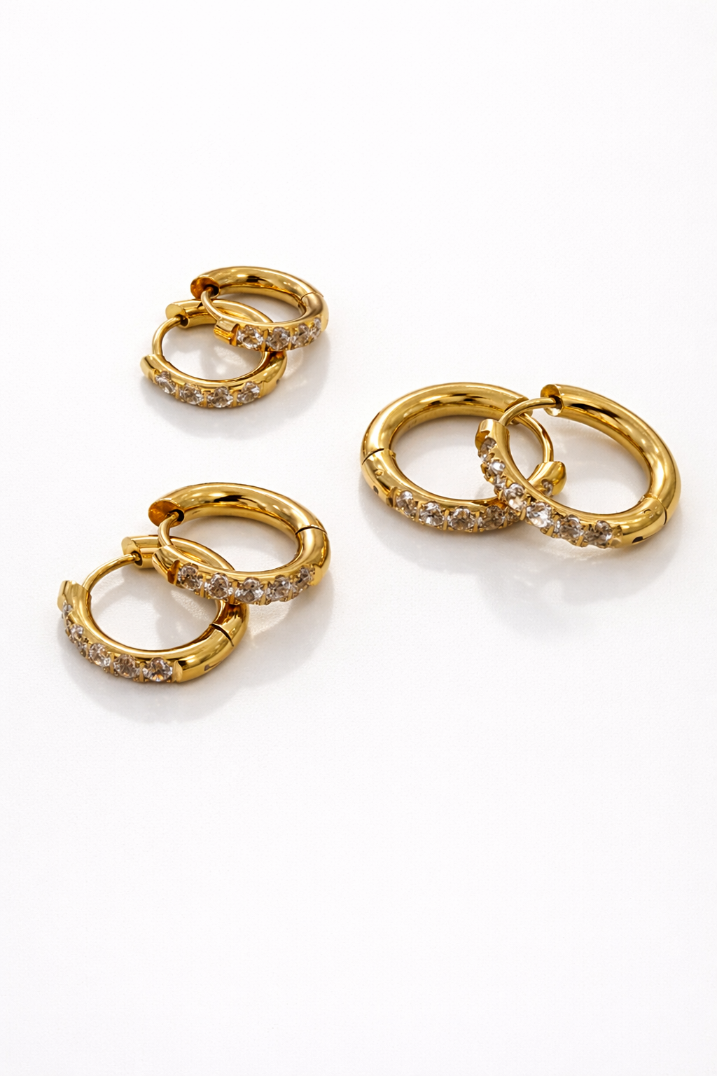 Orecchini set Shine Hoop