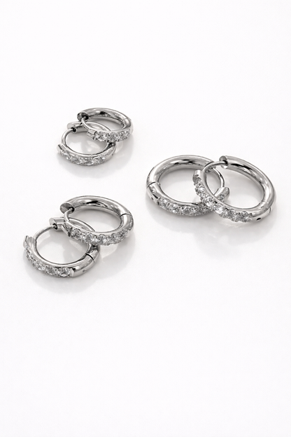 Orecchini set Shine Hoop