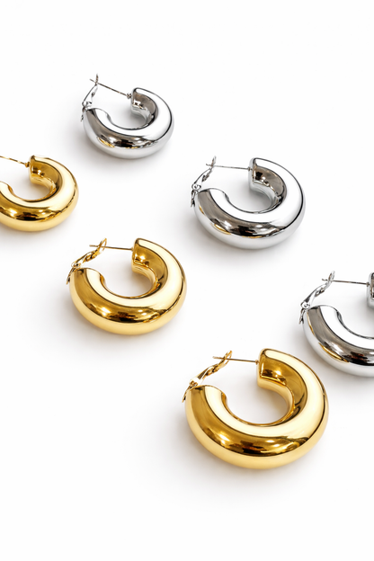 Orecchini Chunky Hoop