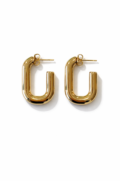 Orecchini Hoop Square