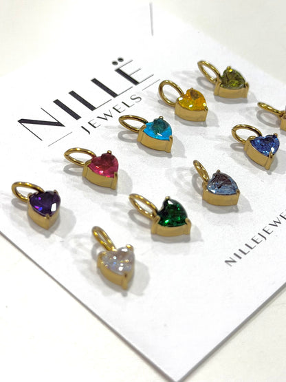 Charm punto luce Cuore