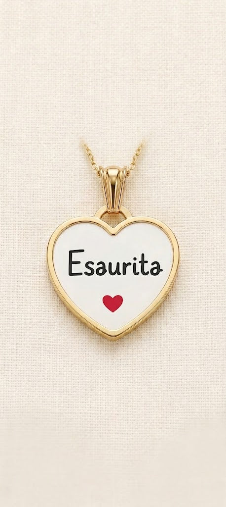 Charm esaurita cuore