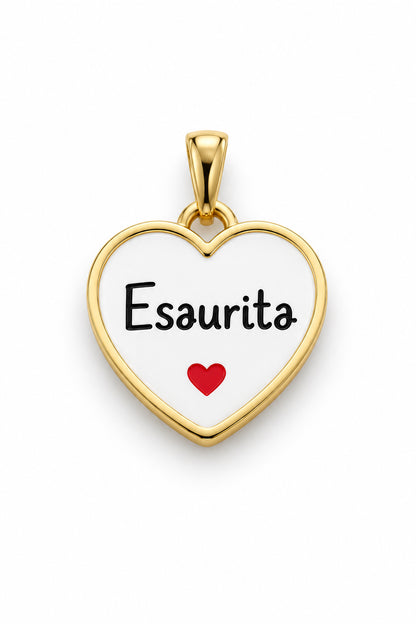Charm esaurita cuore