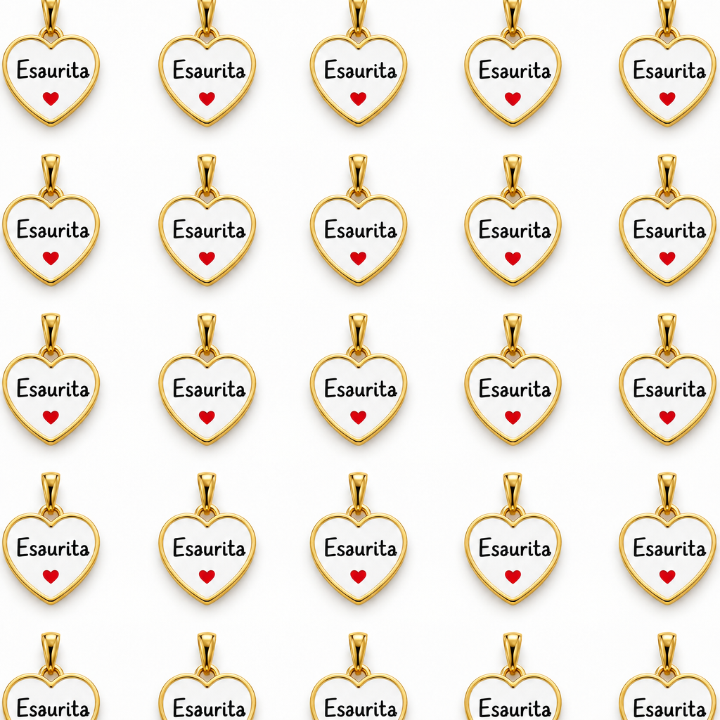 Charm esaurita cuore