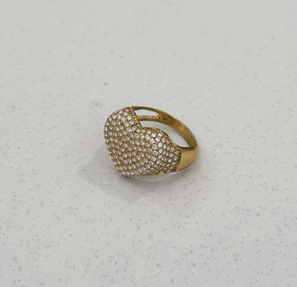Anello Cuore Pave